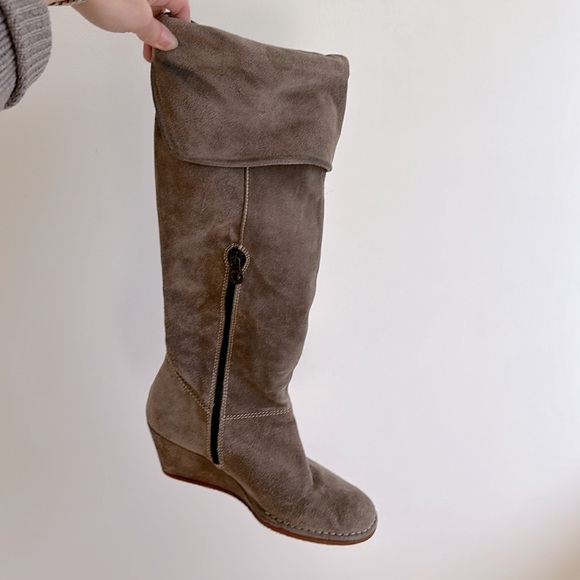 Pedro mialles Suede over the knee boots. - Picture 7 of 10